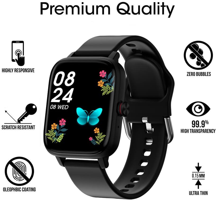 Paquete de 6 protectores de pantalla compatibles con TOZDTO I13 de 1.7 pulgadas, compatibles con Luoba I13 de 1.69 pulgadas, protectores de pantalla
