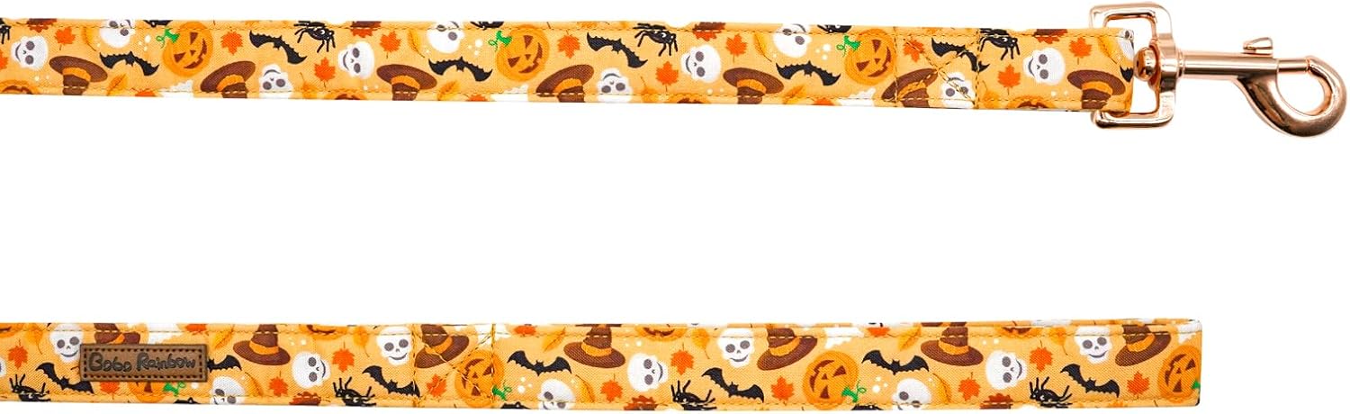 Correa para perro, correa de otoño para perro, correas duraderas para mascotas, correa suave para perros, correa de calabaza de Halloween para