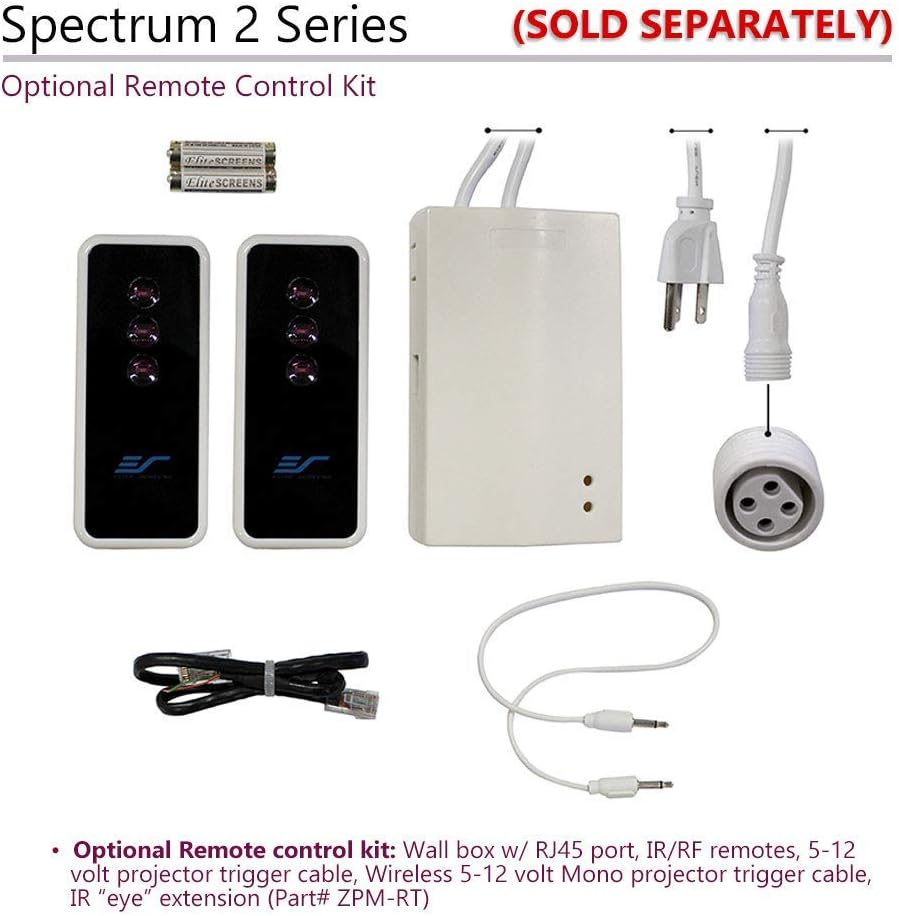 Elite Screens Spectrum- Pantalla Spectrum 2 MaxWhite FG  Carcasa blanca