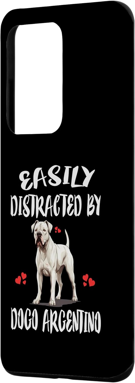 Galaxy S20 Ultra Easily Distracted By Dogo Argentino Dog Case