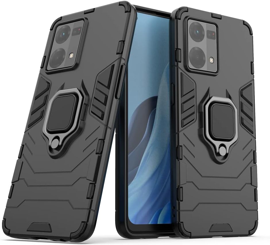 Funda para Oppo Reno 7 4G, soporte magnético para automóvil para Oppo Reno7 4G CPH2363  F21s Pro 4G CPH2461  F21 Pro 4G, color negro
