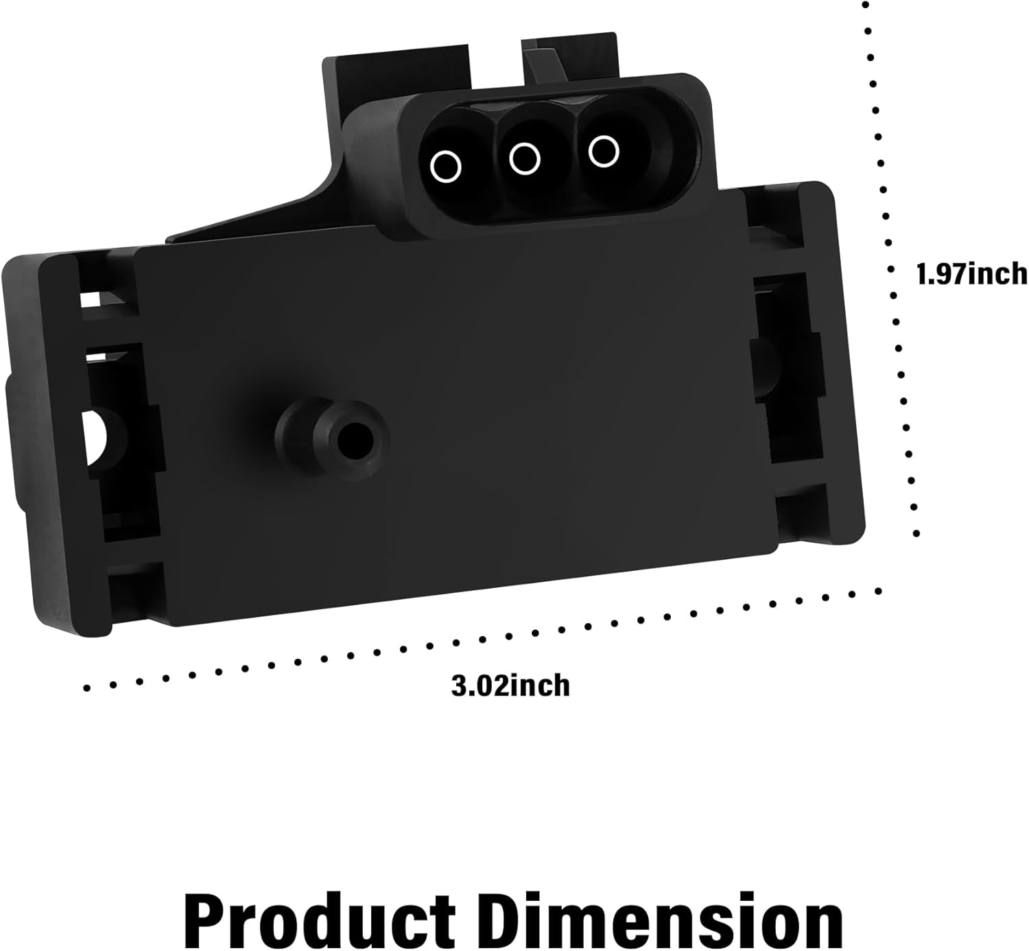 Sensor de mapa de automóvil, sensor de presión del colector de mapa compatible con GMC Jeep, Chevrolet, Acura Oldsmobile Buick, sensores de mapa de