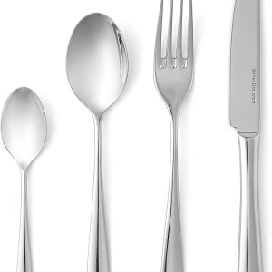 Royal Doulton Juego de cubiertos de 16 piezas, acero inoxidable Royal Doulton Juego de cubiertos de 16 piezas, acero inoxidable