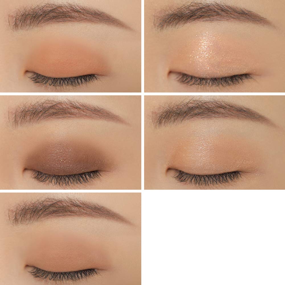 3CE Paleta de colores de ojos multi claro cálido y fresco #Butter Cream 9Colors Peal Glow sombra de ojos Staylenanda