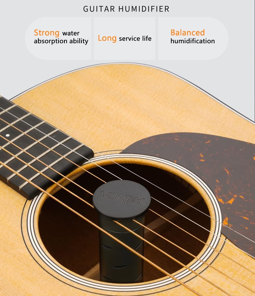 Humidificador de guitarra, humidificador universal para instrumento de cuerda, humidificador para evitar el secado y agrietamiento, sin dañar las