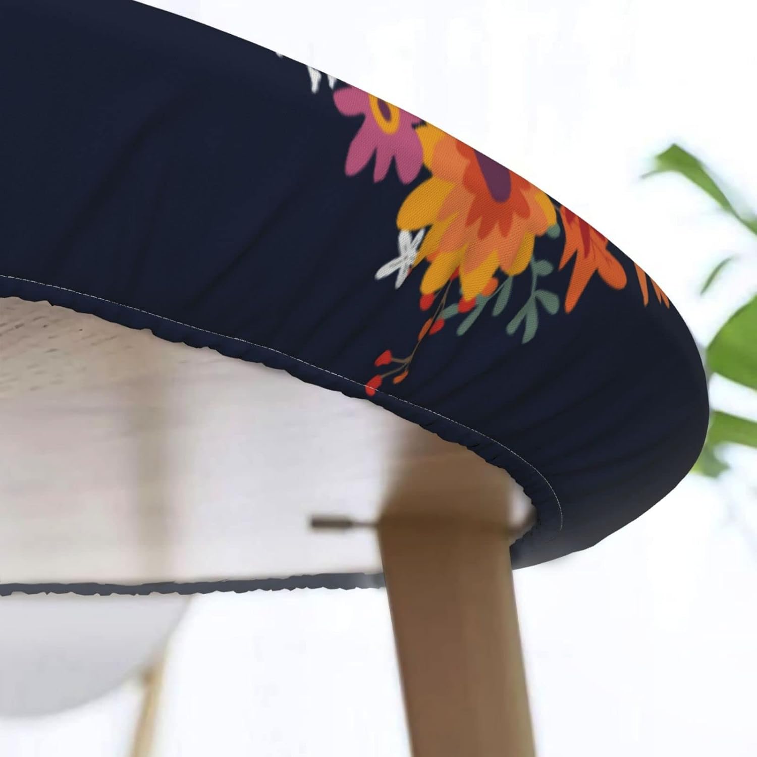 Day of The Dead – Mantel redondo ajustable con diseño de calavera mexicana, impermeable, con borde elástico, para interiores y exteriores, se adapta