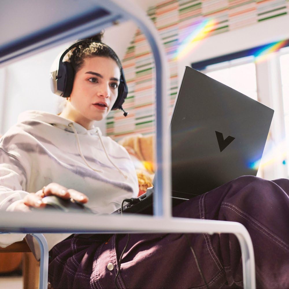HP Portátil para juegos Victus 15 con pantalla FHD de 144 Hz de 15.6 pulgadas  AMD Ryzen 5 serie 7000  32 GB DDR5 RAM  1TB PCIe SSD  GeForce RTX