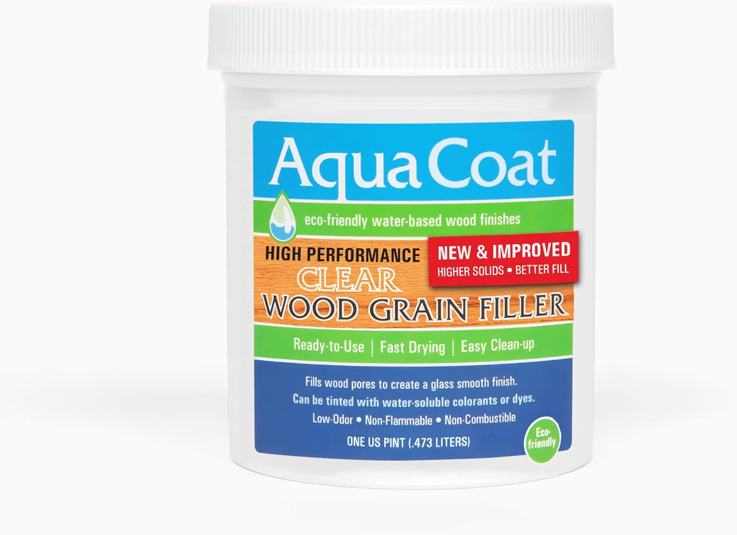 Gel de relleno de grano de madera transparente de alto rendimiento a base de agua, ideal para mejoras del hogar y profesionales de la carpintería de