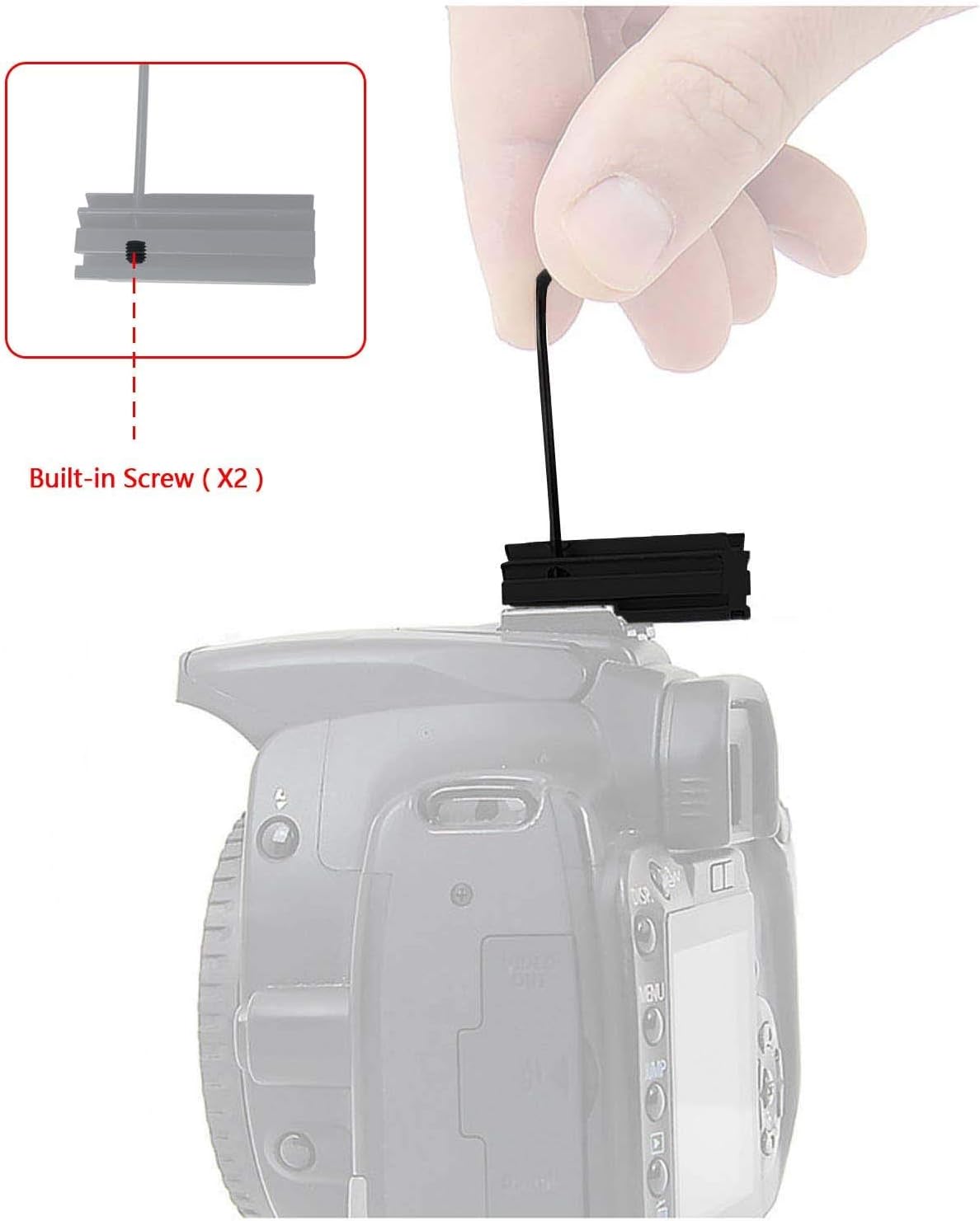 Astromania 1X40RD Reflex Red Green Dot Sight – Soporte de alcance iluminado para fijar a una conexión tipo flash de cámara DSLR