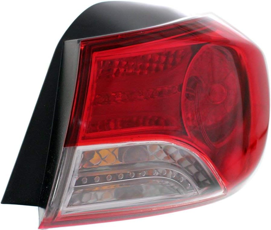 Evan Fischer Lado del conductor y del pasajero, luz trasera exterior compatible con Hyundai Elantra 2011-2013 – HY2805119, HY2804119