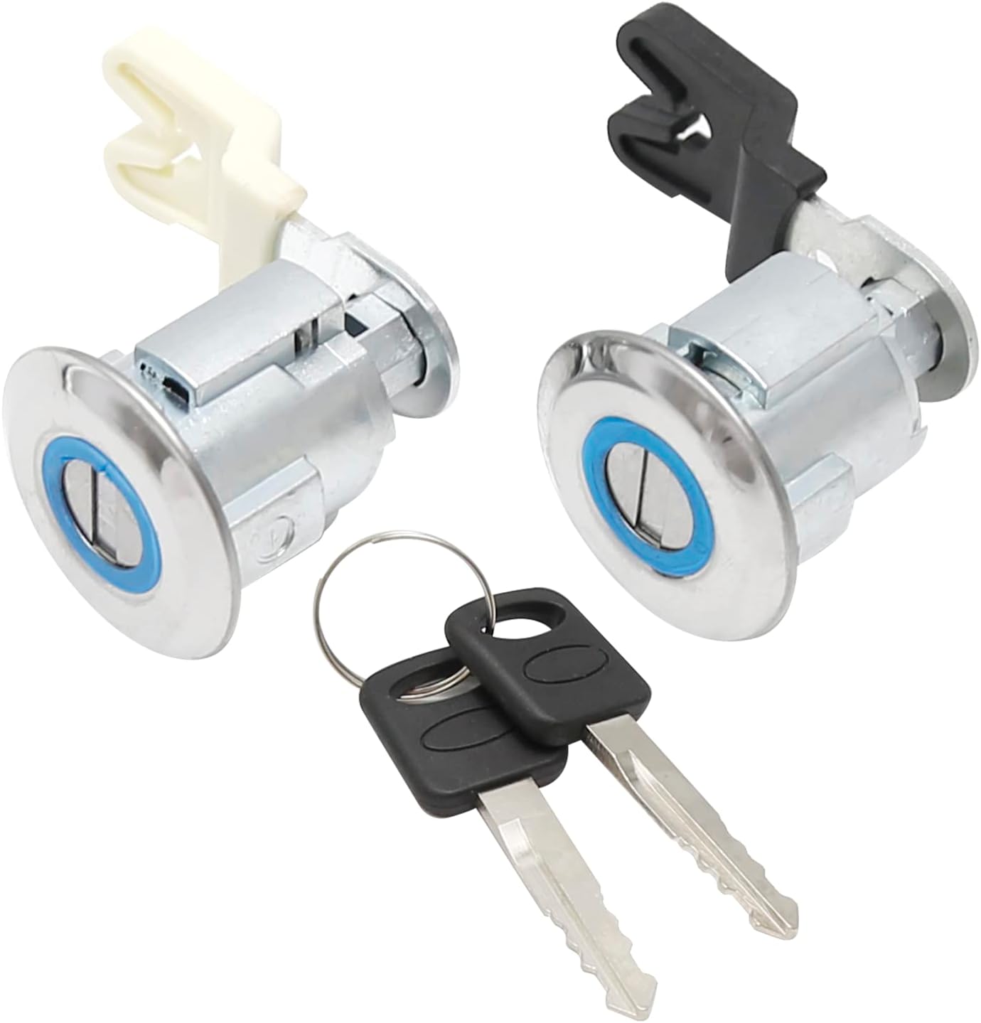 ZDUSKUY – Juego de cilindros para cerradura de puerta de combustible adecuado para Ford E150 E250 Econoline Van F150 F250 Super Duty Truck Explorer