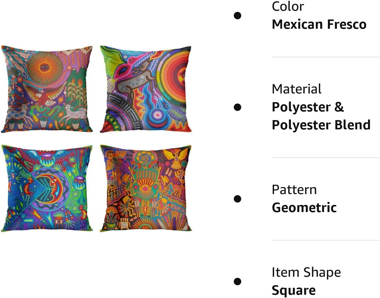 Britimes – Juego de 4 fundas de almohada decorativas para cama, sofá, sofá, fundas de almohada, 18 x 18in, 4 unidades