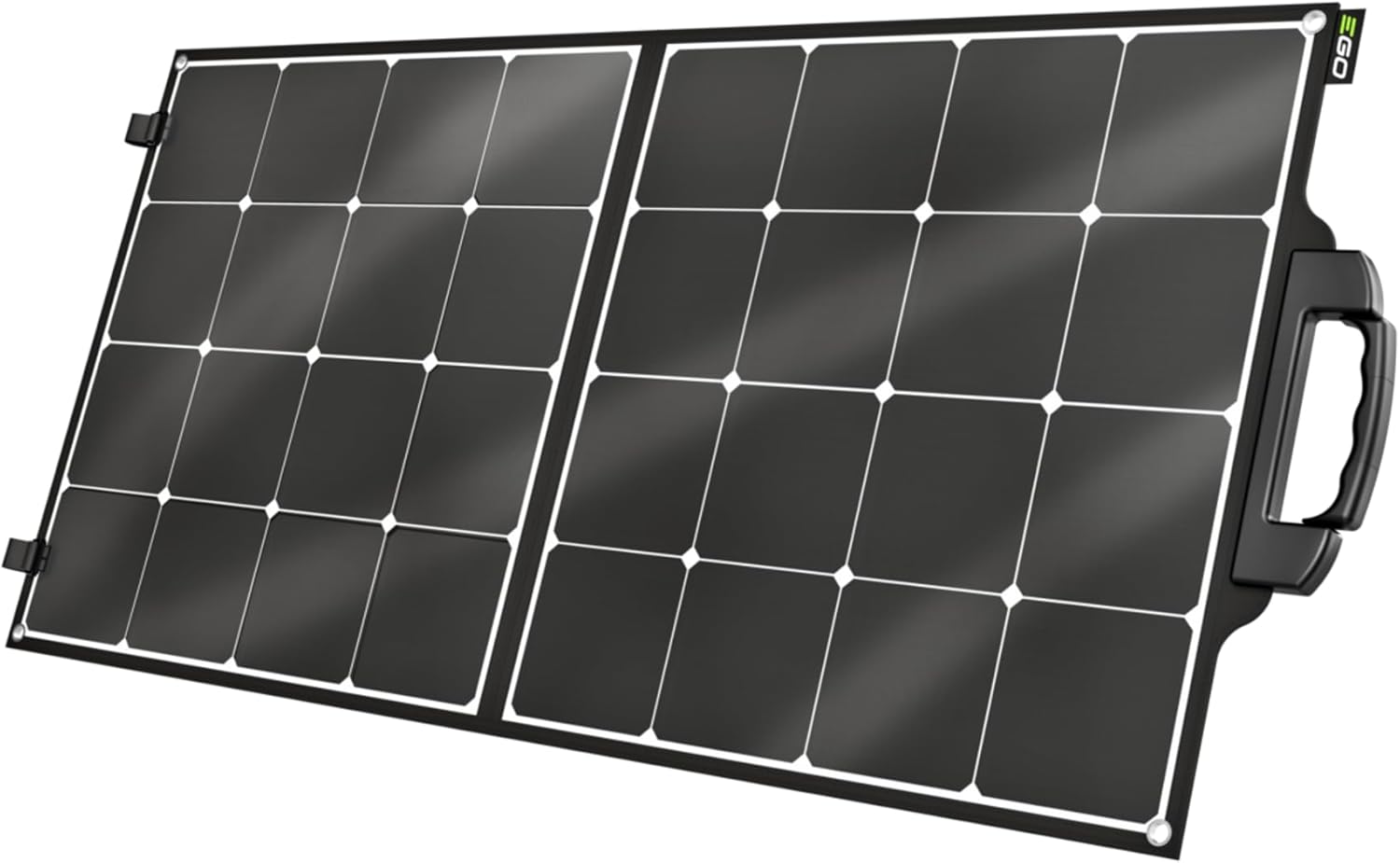 EGO SP1000 – Panel solar de 100 W con 2 soportes para estación de energía portátil Nexus de 3000 W PST3040, PST3041 y PST3042, color negro