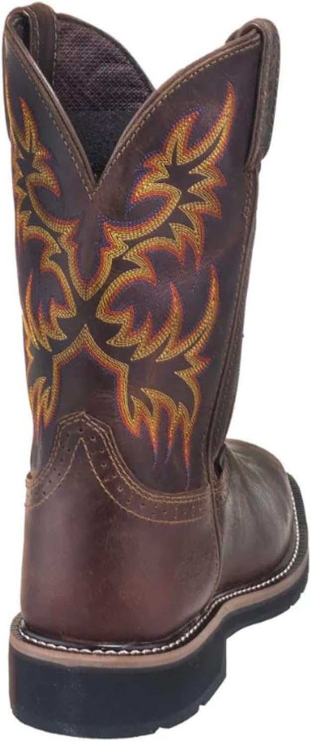 Justin Driller Western – Botas de trabajo para hombre con punta suave – Se4689