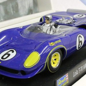 Monogram 132 Lola T-70 Driver #6 Mark Donohue Slot Car Monogram 132 Lola T-70 Driver #6 Mark Donohue Slot Car