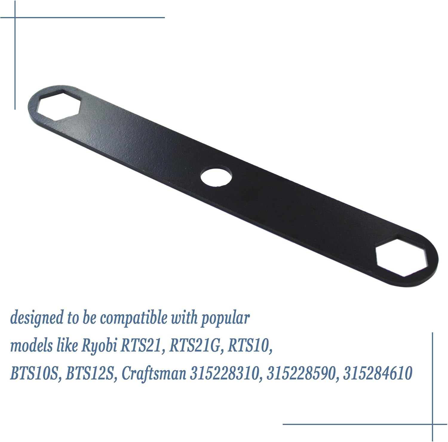 0101010312 0101010313 Wrench for Ryobi 10″ Table Saw RTS10, BTS10, BTS10S, BTS12S, RTS10, RTS21 (0101010312 Wrench (2PACK))