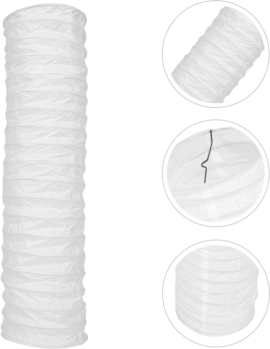 Uonlytech Pantalla de lámpara de mesa, pantalla de papel de arroz, cubierta de lámpara de papel japonés, bombilla de esquina de pie, protector de
