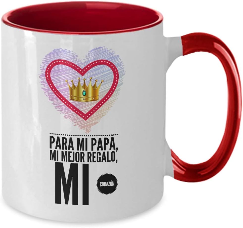 Regalos para papa en su dia  Dia del padre  Regalo para papi, abuelos, father’s day  mejor padre  Mug regalo  Te quiero papa  Mejor papa regalos