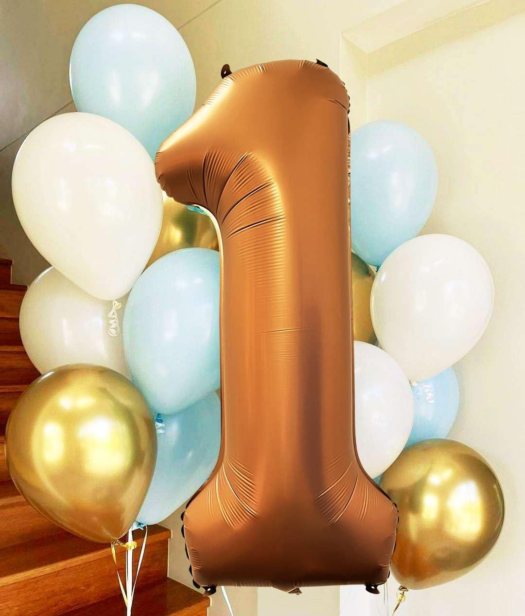 Globo naranja número 2 de 40 pulgadas, tamaño grande, de papel de aluminio de mylar de aluminio de Mylar de color amarillo azafrán para 2 tema