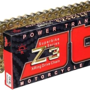 JT Chain JTC525Z3GS114RL (serie 525) oro 114 eslabones cadena de anillo en X súper resistente con enlace de conexión JT Chain JTC525Z3GS114RL (serie 525) oro 114 eslabones cadena de anillo en X súper resistente con enlace de conexión