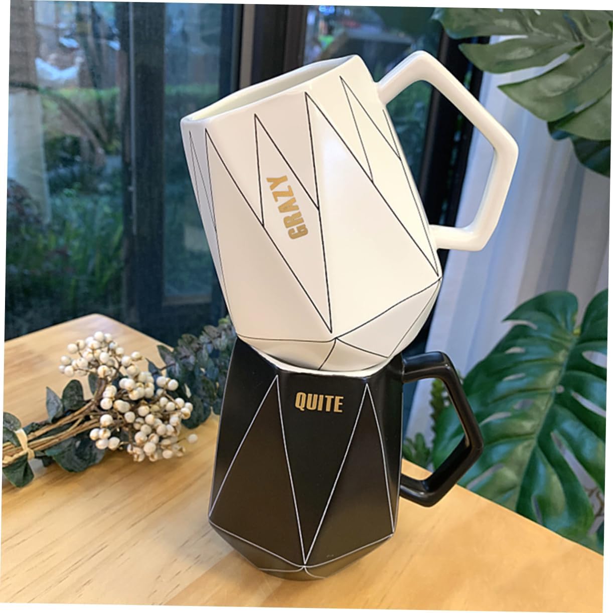 TIDTALEO Black Mugs mug Ceramic Coffee Cup Cappuccino Cup porcelain coffee cup white ceramic porcelain tea cup black ceramic tea coffee cups with