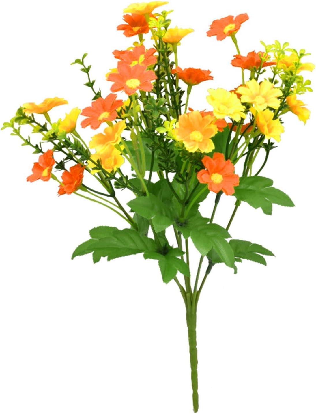 Flores falsas de seda, 3 piezas de lavanda sintética para exteriores, flores de simulación de plástico en maceta, plantas de gypsophila, flores