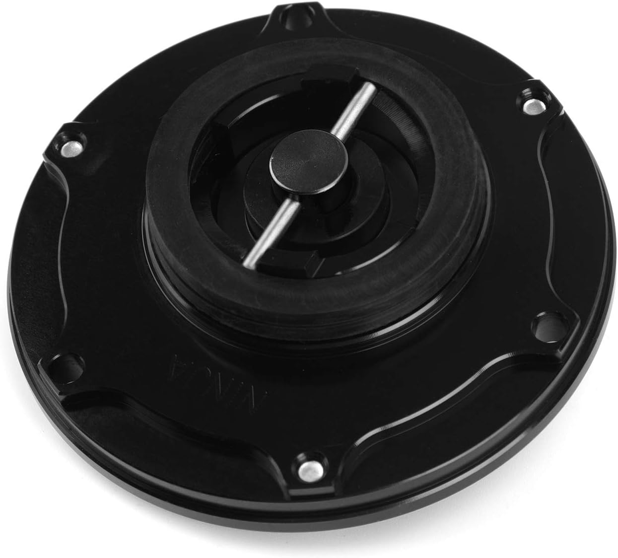 Topteng Tapa de gasolina de combustible sin llave de aluminio CNC para motocicleta Kawasaki EX250 Ninja 250R 2008-2014, ER250 2013-2016, Z250