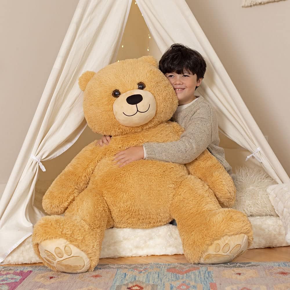 Vermont Teddy Bear Oso de peluche enorme – Oso de peluche grande, 4 pies, 48 pulgadas, 4 pies, oso abucheado