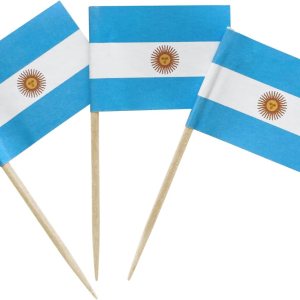 100 piezas de bandera argentina pequeña palillo de dientes decoración de mini cupcakes banderas de cóctel comida banderas cóctel picks 100 piezas de bandera argentina pequeña palillo de dientes decoración de mini cupcakes banderas de cóctel comida banderas cóctel picks