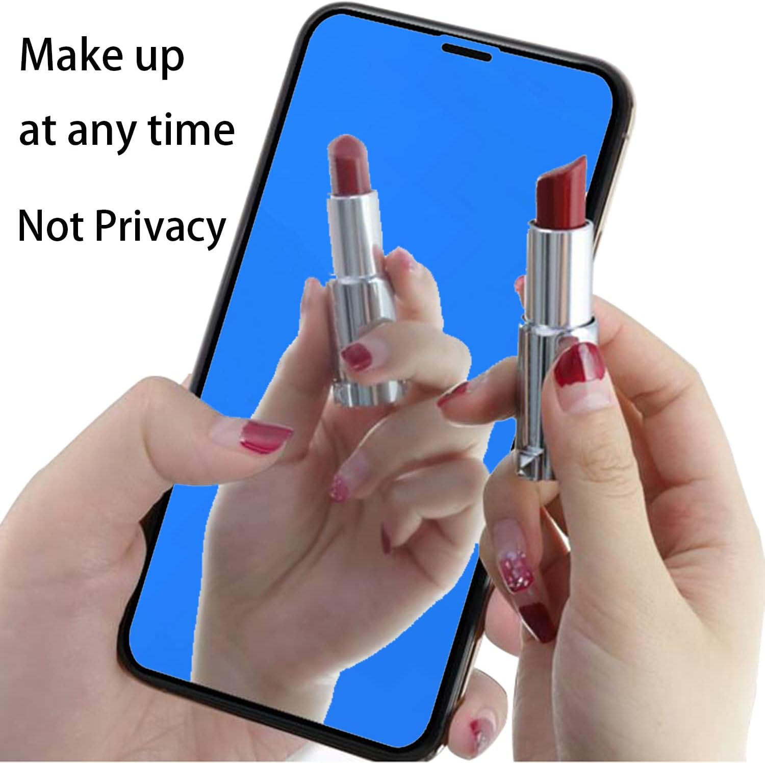 Protector de pantalla de espejo de vidrio templado antiazul, 2 unidades, para iPhone 14 Pro Max, 6.7 pulgadas, dureza 9H, antiarañazos, cubierta