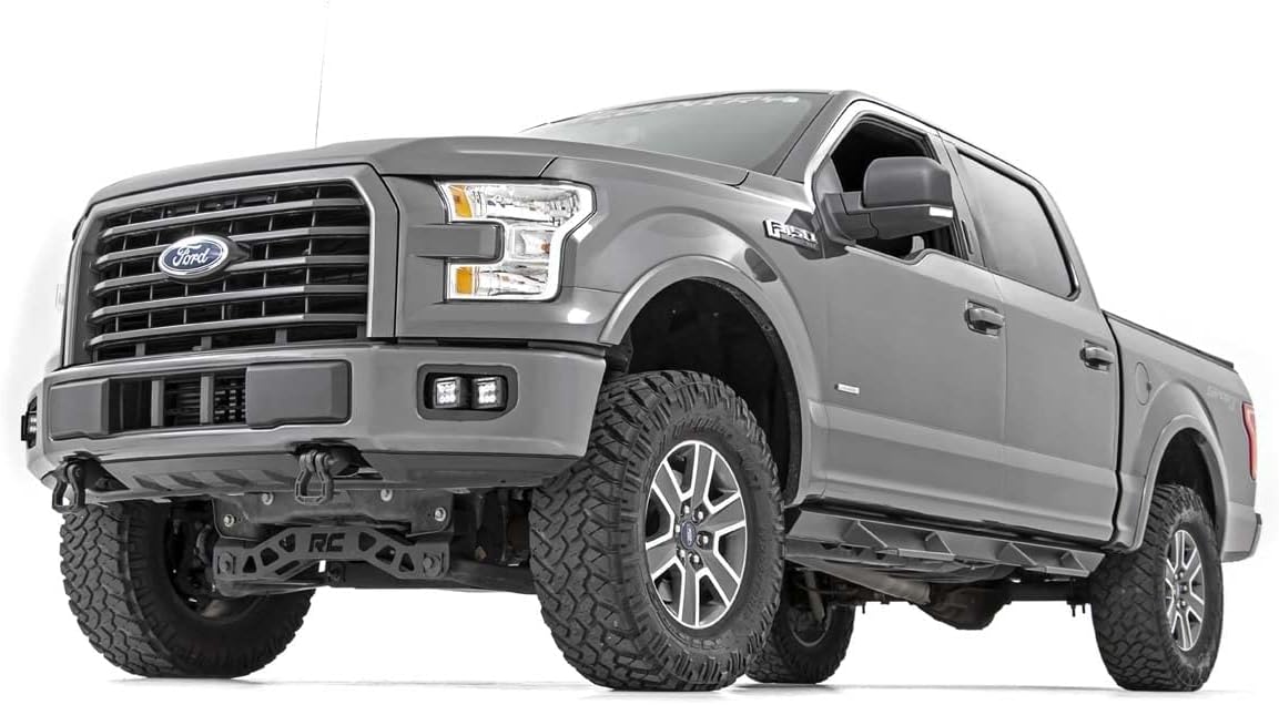 Rough Country Kit de luces antiniebla LED SpotFlood para Ford F-150-70865 2015-2017
