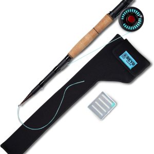 First CAST – Caña de mosca telescópica, caña de mosca y carrete de viaje, equipo de pesca con mosca portátil para viajes y mochileros, caña de First CAST – Caña de mosca telescópica, caña de mosca y carrete de viaje, equipo de pesca con mosca portátil para viajes y mochileros, caña de