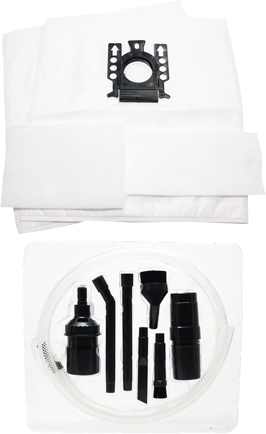 18 bolsas de repuesto para aspiradora Miele Complete C3 de edición limitada con 18 microfiltros y kit de accesorios de micro aspiradora de 7 piezas,