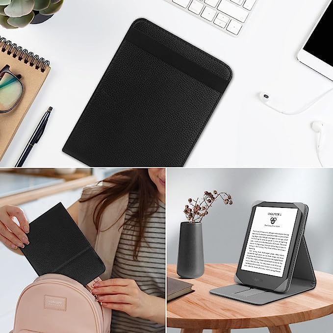 Funda universal para Kobo Clara HDKobo Clara 2EKobo NiaPocketbook Basic 4Touch Lux 5 de 6 pulgadas, compatible con Pocketbook de 6″, Tolino E-Book
