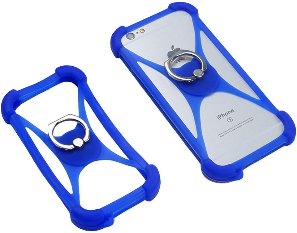 Funda para Samsung Galaxy A6S A8S M10 M20 S10 S10 Plus Lite S10e J4 Core Silicona Bumper Case 360 Rotate Ring Grip Case Funda protectora a prueba de