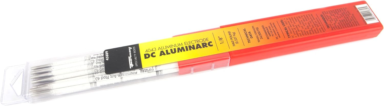 Forney 45889 Varilla de especialidad revestida de aluminio DC Flux, 18 pulgadas, 12 libra
