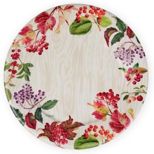 Platos llanos Berry Botanical Taupe – 8 por paquete – 2 unidades Platos llanos Berry Botanical Taupe – 8 por paquete – 2 unidades