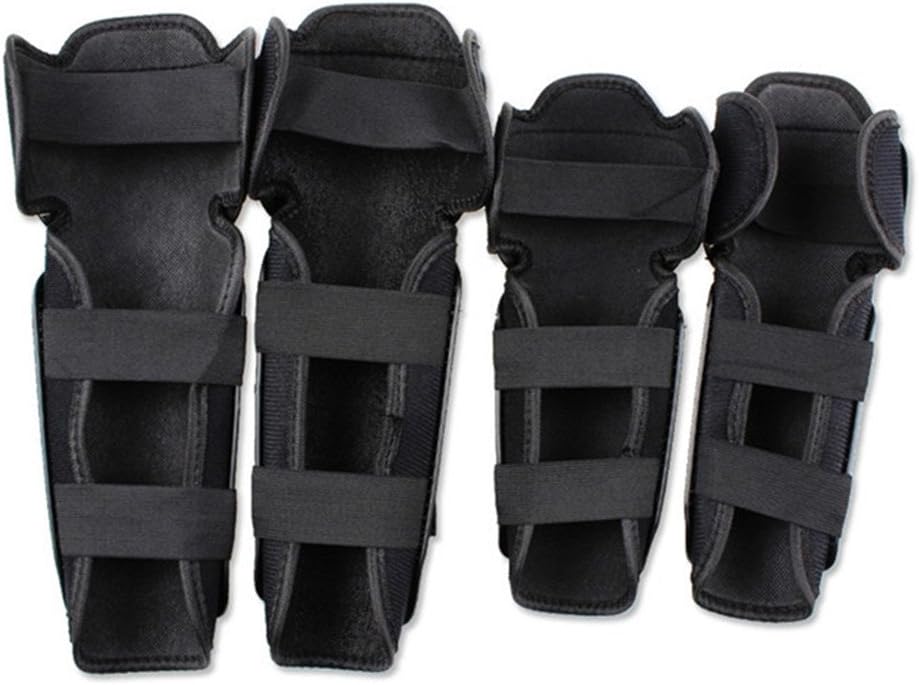 Kit de 4 piezas de protección para motocicleta, codo, rodilla, espinillera, accesorios para motocicleta, motocross, bicicleta, carreras, equipo de
