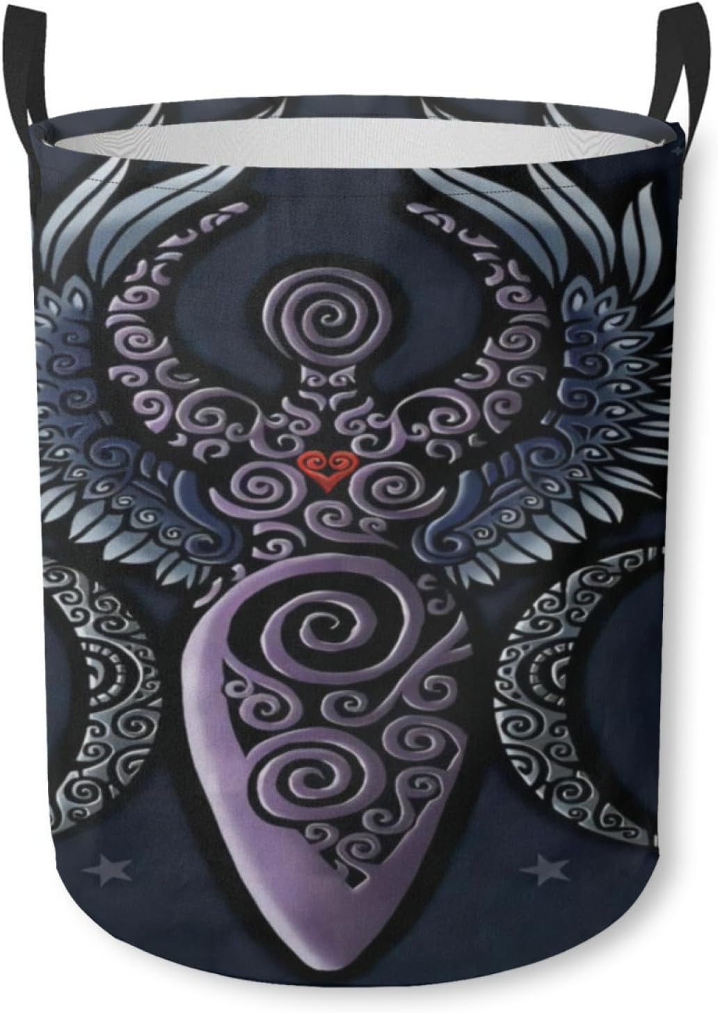 Cesta de lavandería Tree Life Spiral Goddess Wiccan – Cesta de almacenamiento plegable para baño, habitación, decoración del hogar