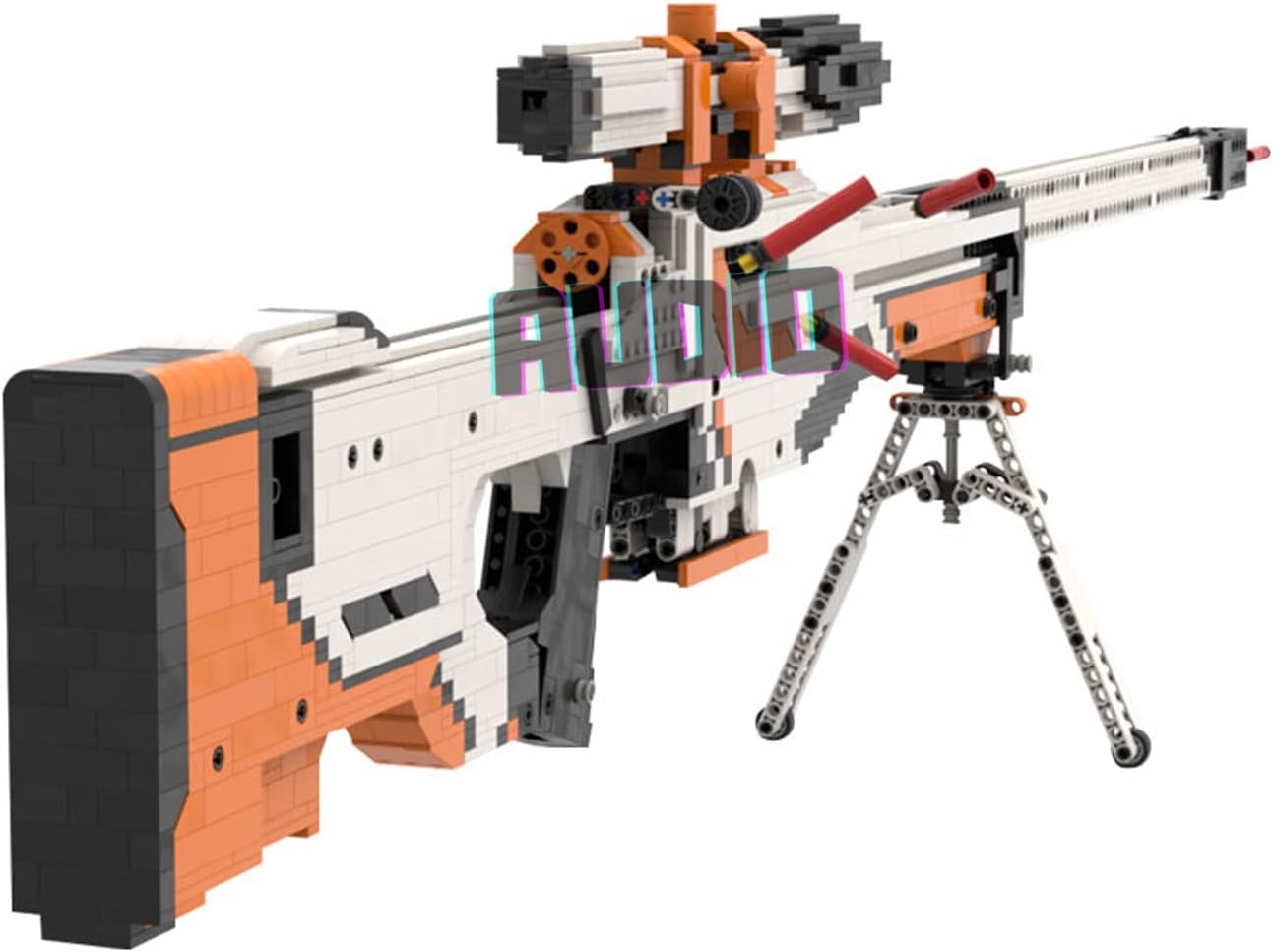 Audio Technics AWP – Bloque de construcción de juguete de disparo Technics AWP, compatible con Lego Technic, más de 2000 piezas, 47 pulgadas