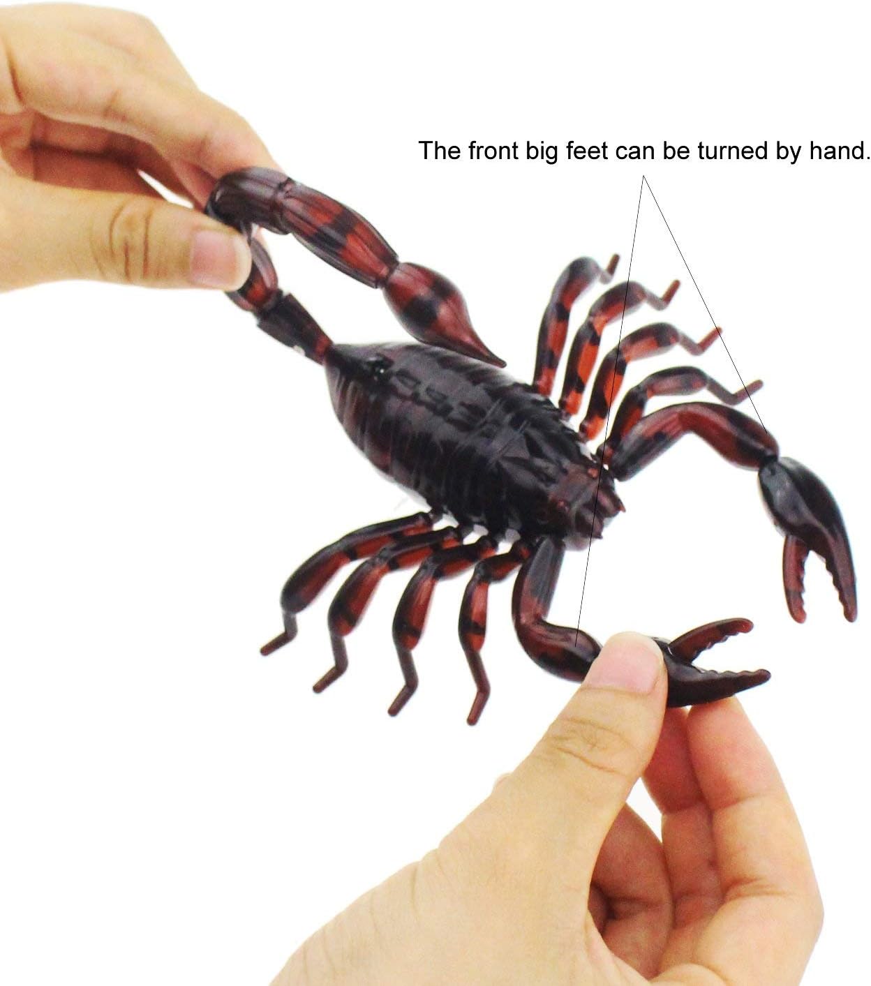 Tipmant Simulación RC Escorpión Control Remoto Vehículo Animal Vehículo Eléctrico Juguete de Miedo Halloween Niños Regalo de