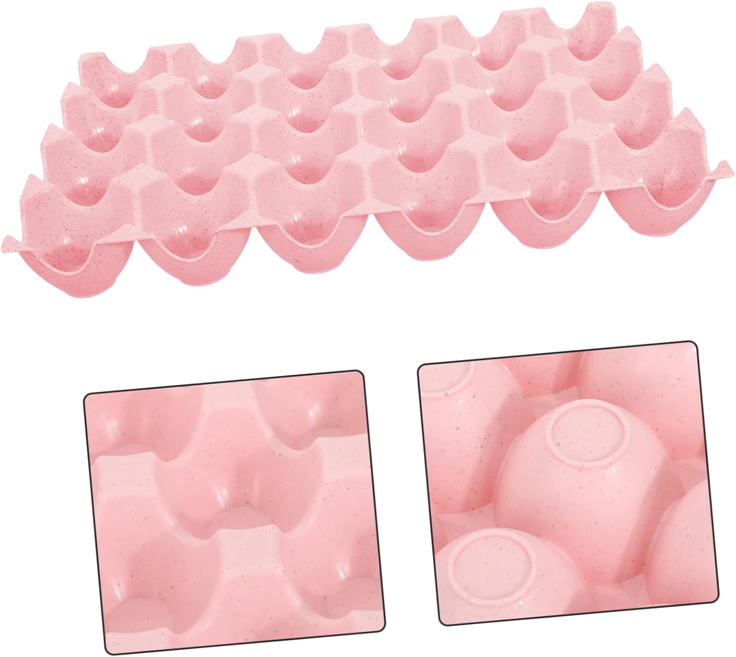 Mobestech Caja de almacenamiento de huevos para refrigerador, bandeja de huevos para refrigerador, bandeja de huevos para refrigerador, cocina,