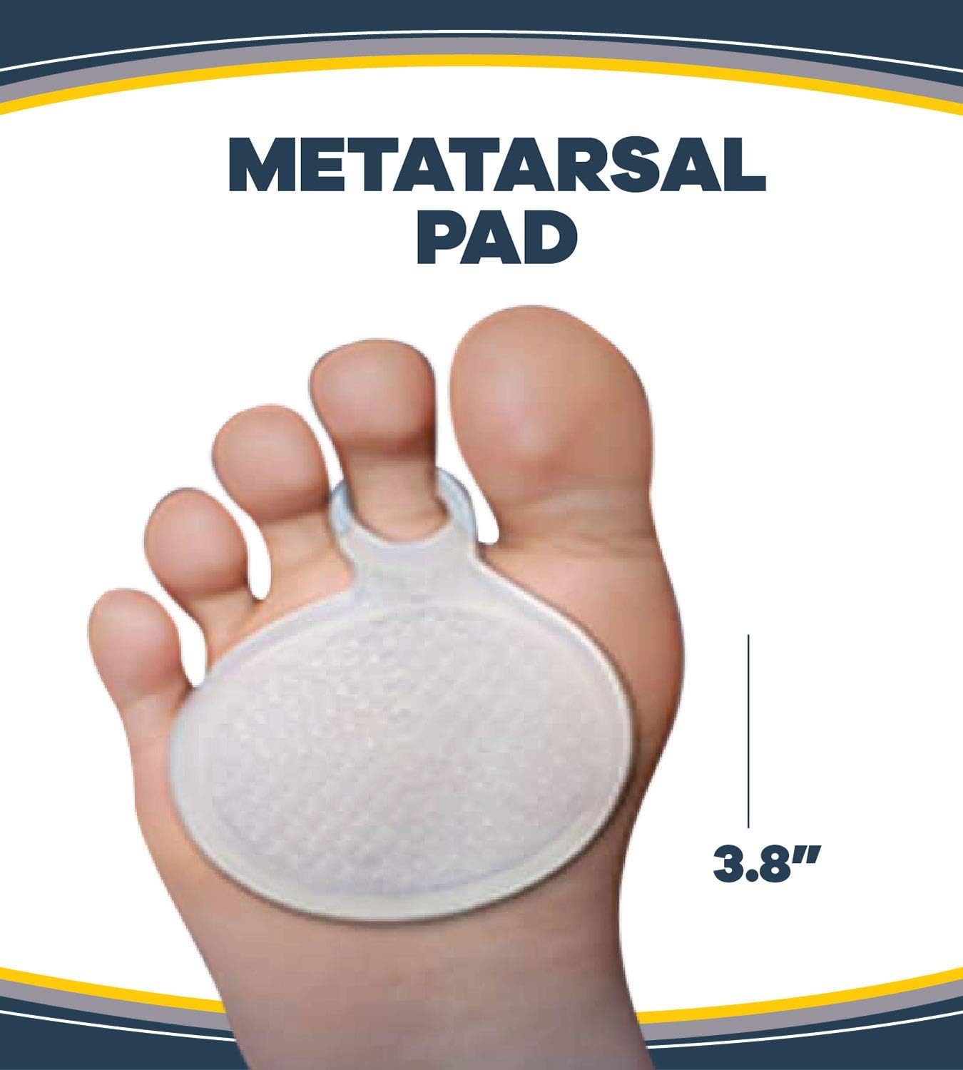 Dr. Scholl’s – Almohadillas metatarsianas para distribuir la presión con cada paso, 1 unidad (paquete de 1)