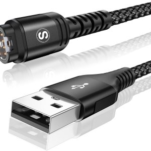 Cable de carga Garmin Watch de 4 pies compatible con Garmin Fenix 5 5S 5X 6 6S 6X Plus Pro 7 7S 7X, Forerunner 945 45 45S 245 Music, Approach S10 Cable de carga Garmin Watch de 4 pies compatible con Garmin Fenix 5 5S 5X 6 6S 6X Plus Pro 7 7S 7X, Forerunner 945 45 45S 245 Music, Approach S10