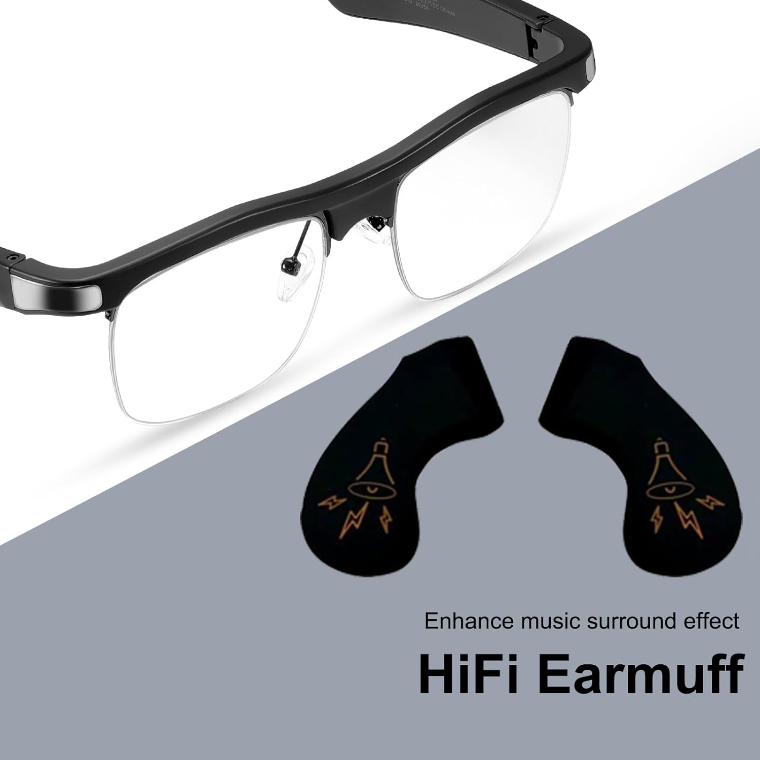 Gafas de sol inteligentes con Bluetooth  Gafas de sol fotocromáticas 2 en 1 y lentes de filtrado de luz azul  Orejeras de alta fidelidad  Lentes de