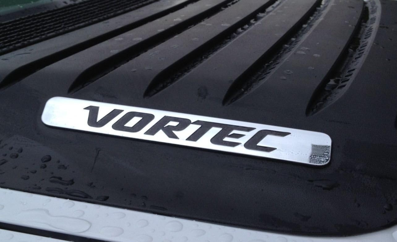 2 emblemas OEM Vortec para Silverado GM Truck 6.0 Litro 1500 2500Hd Insignia cromada