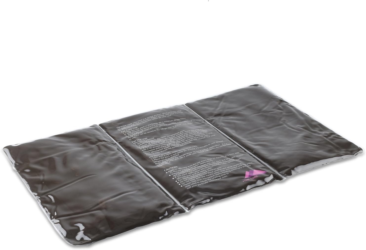FOMI Care – Bolsa de hielo grande de arcilla prémium para aliviar el dolor de espalda o hombros (21 x 12 pulgadas) por FOMI Care, reutilizable,