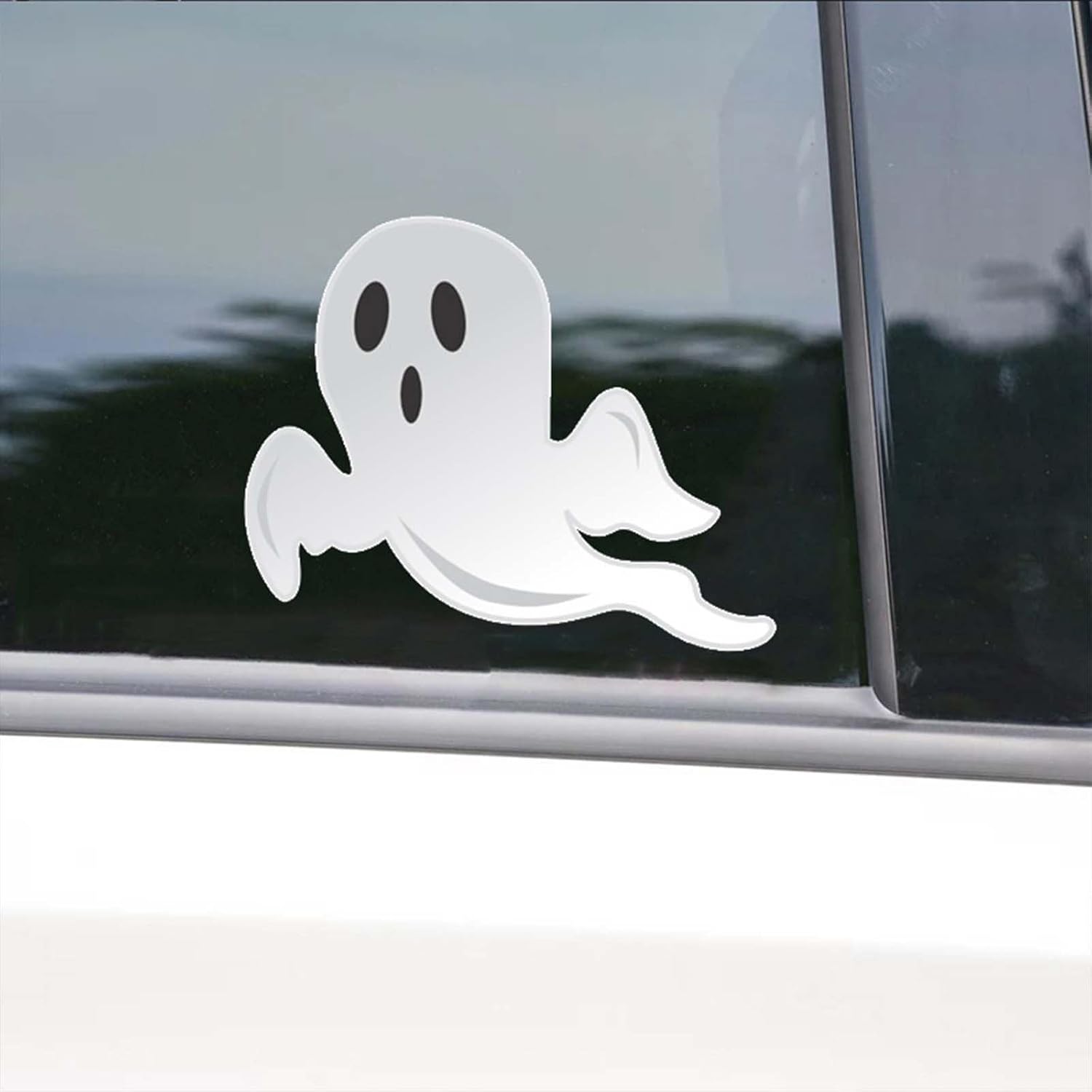 Adhesivo 3D para ventana de fantasma, Halloween para ventanas de vidrio, calcomanías de fantasma 3D de PVC para decoración del hogar de Halloween