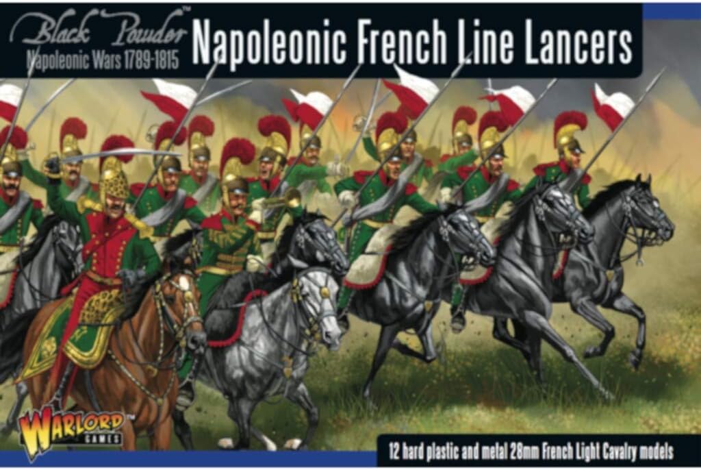 WarLord Black Powder Napoleonic French Line Lancers 156 Kit de modelo de plástico militar Wargaming
