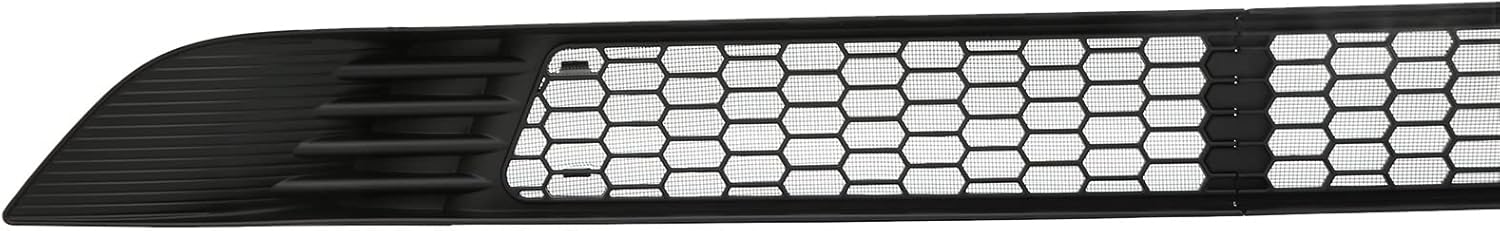 Rejilla de parachoques delantero para automóvil, 2 piezas, malla de rejilla de ventilación de parachoques negro brillante, repuesto para Tesla